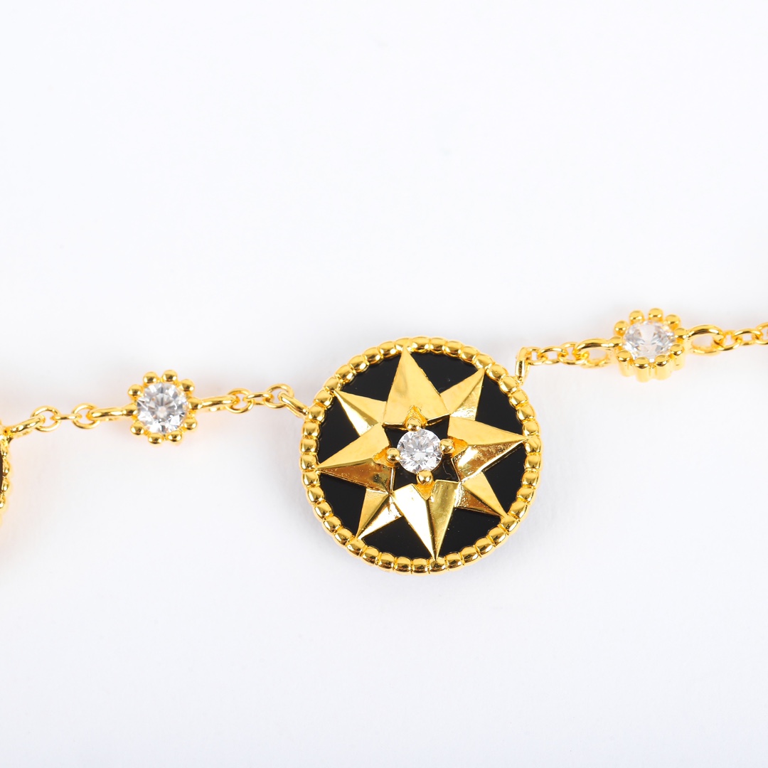 Dior Rose Des Vents and Rose Céleste Necklace - 