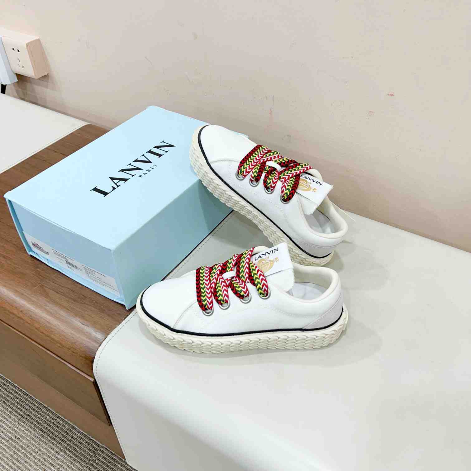 Lanvin Low-top Lace-up Sneakers - DesignerGu