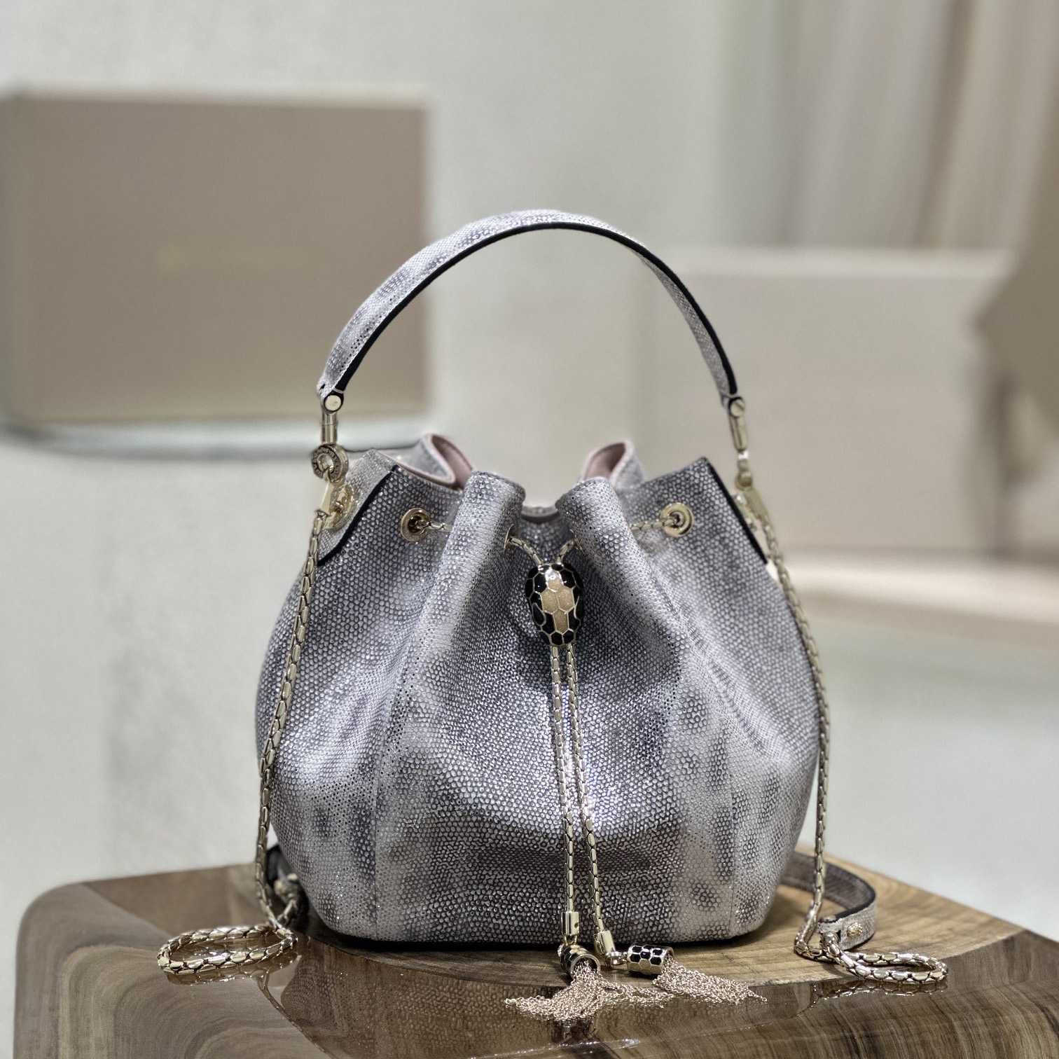 Bvlgari Serpenti Forever Bucket Bag - DesignerGu