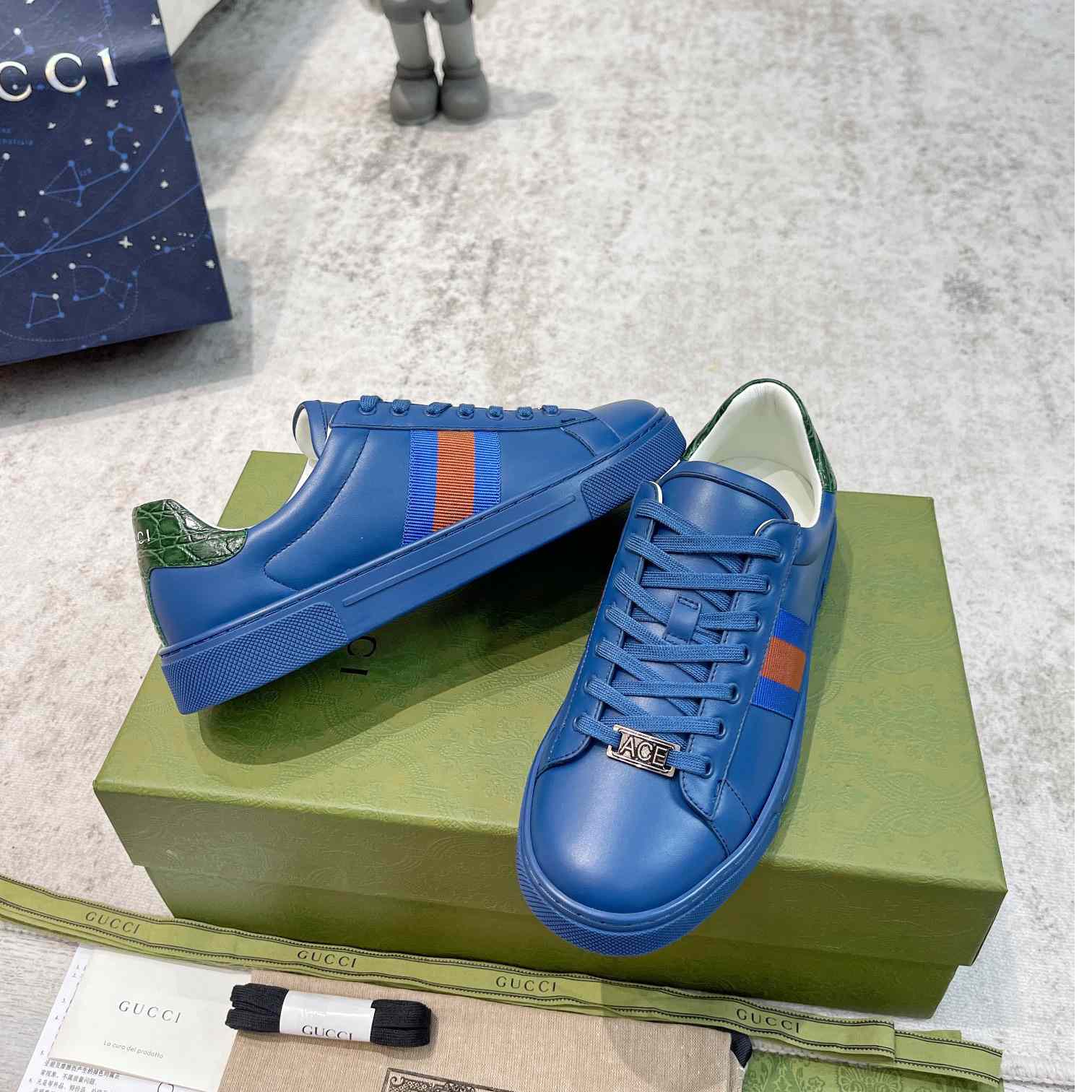 Gucci Ace Sneaker With Web - 