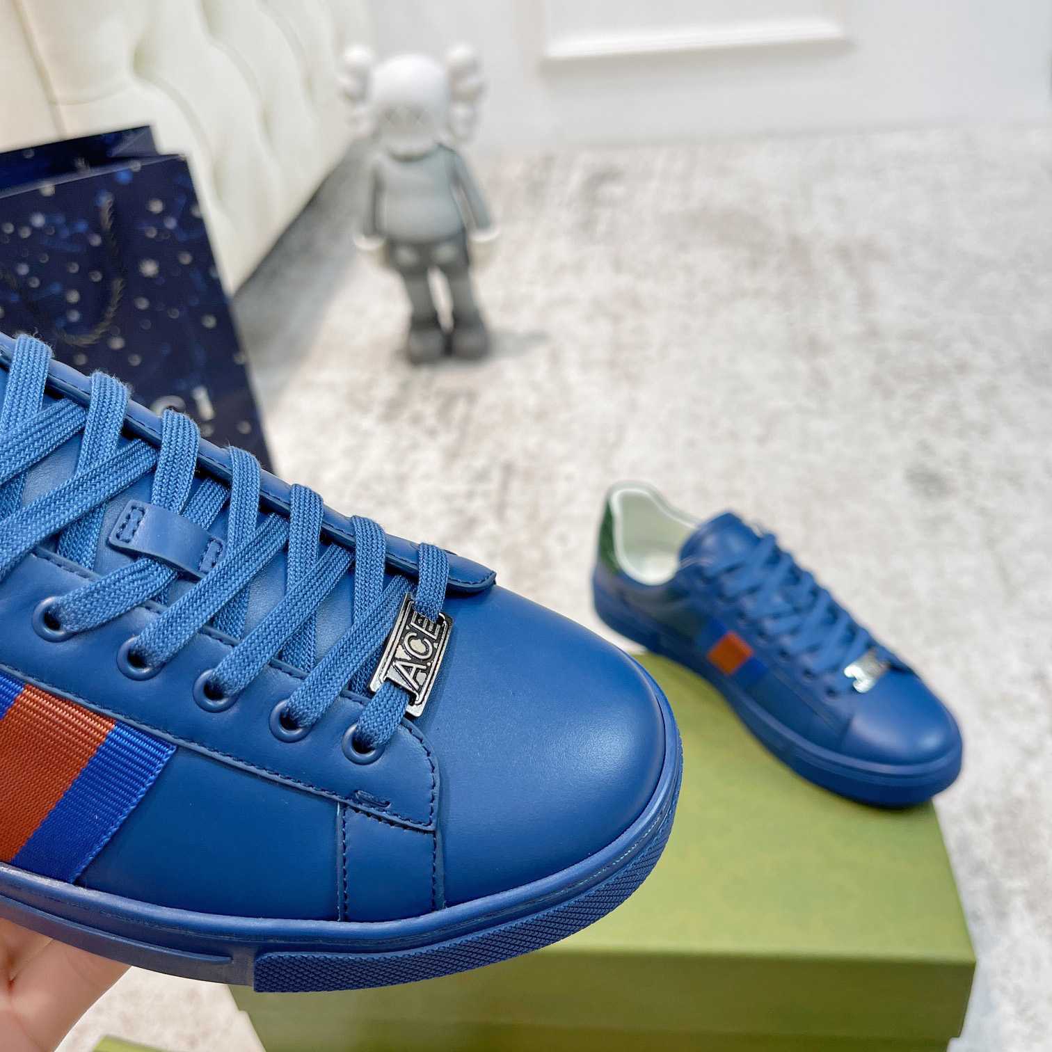 Gucci Ace Sneaker With Web - 