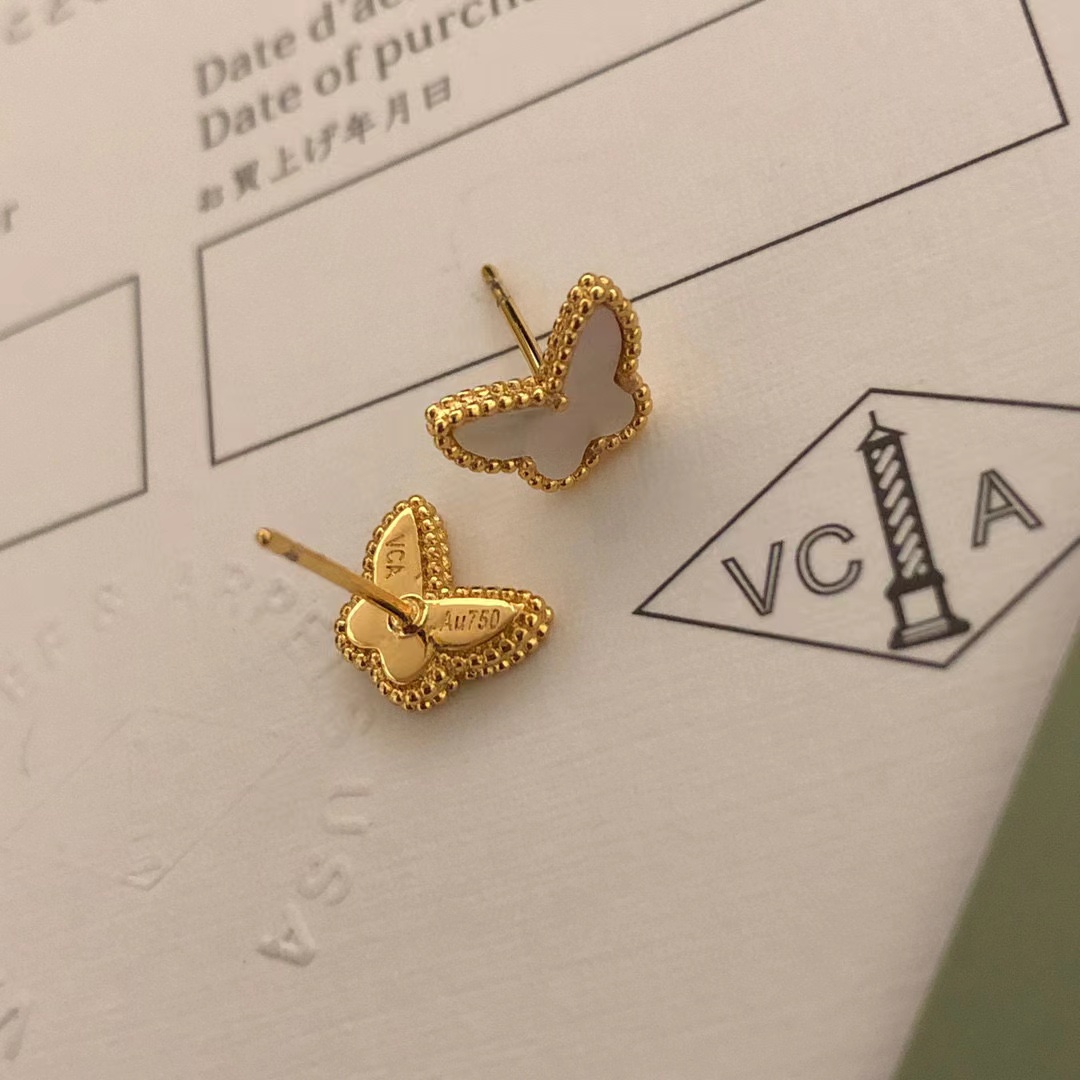 Van Cleef & Arpels Butterfly Earstuds - DesignerGu
