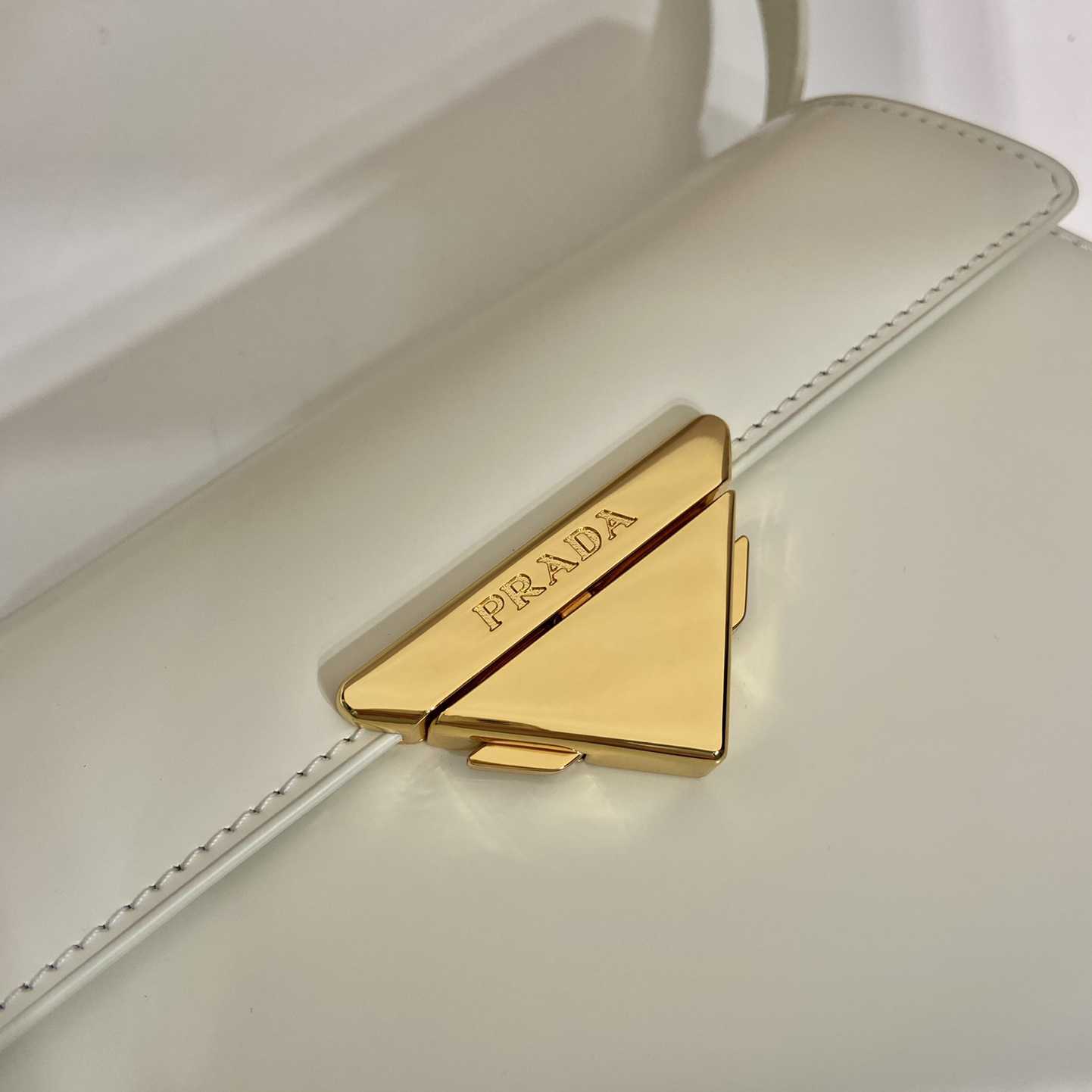 Prada Medium Brushed Leather Handbag - DesignerGu