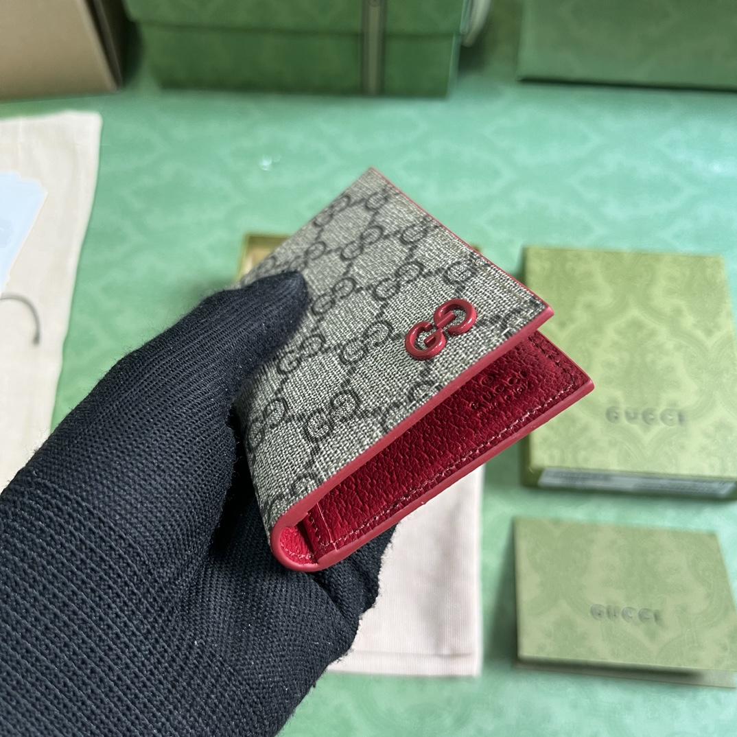 Gucci Long Card Case With GG Detail - 