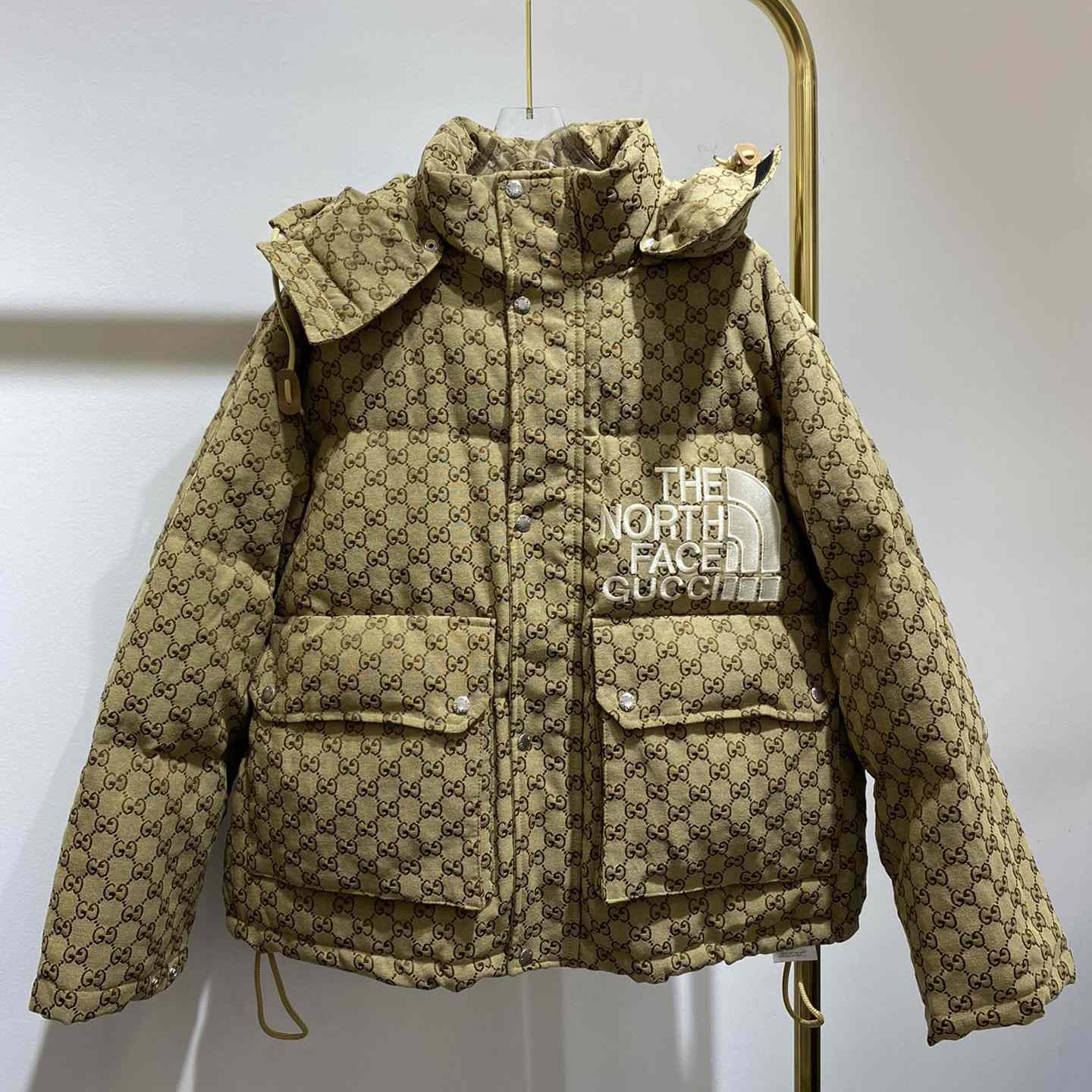 Gucci x The North Face Hooded Down Jacket - DesignerGu
