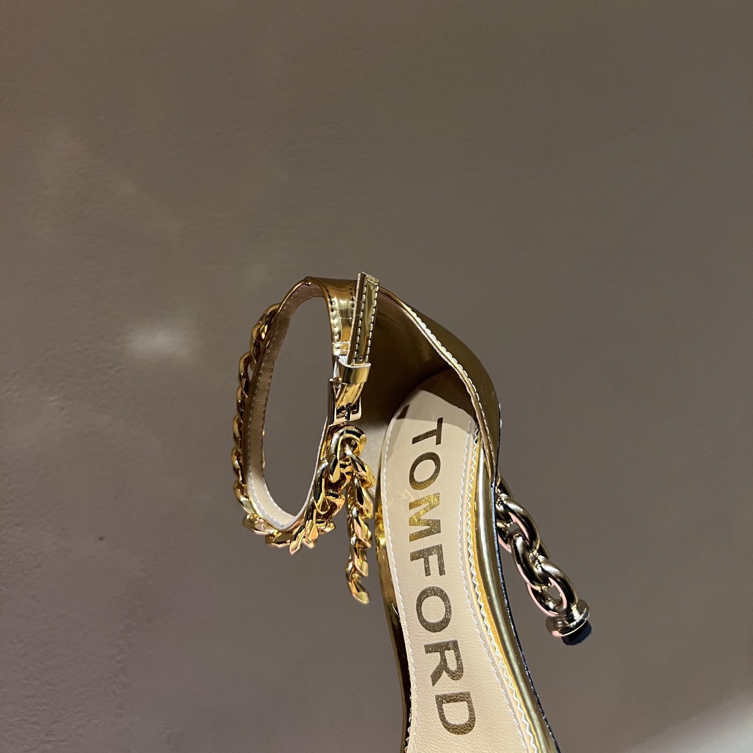 Tom Ford 105mm Leather Sandals - 