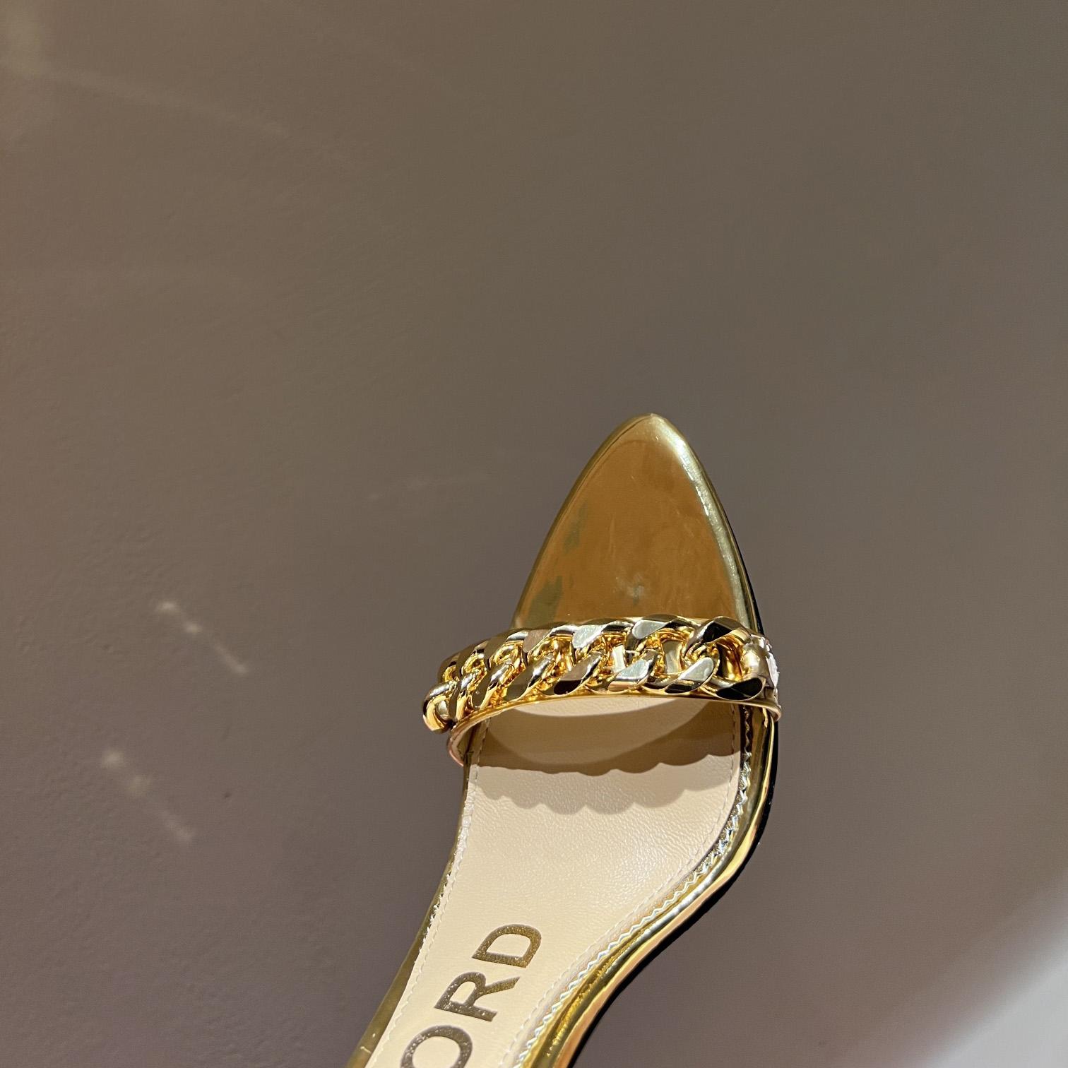 Tom Ford 105mm Leather Sandals - 