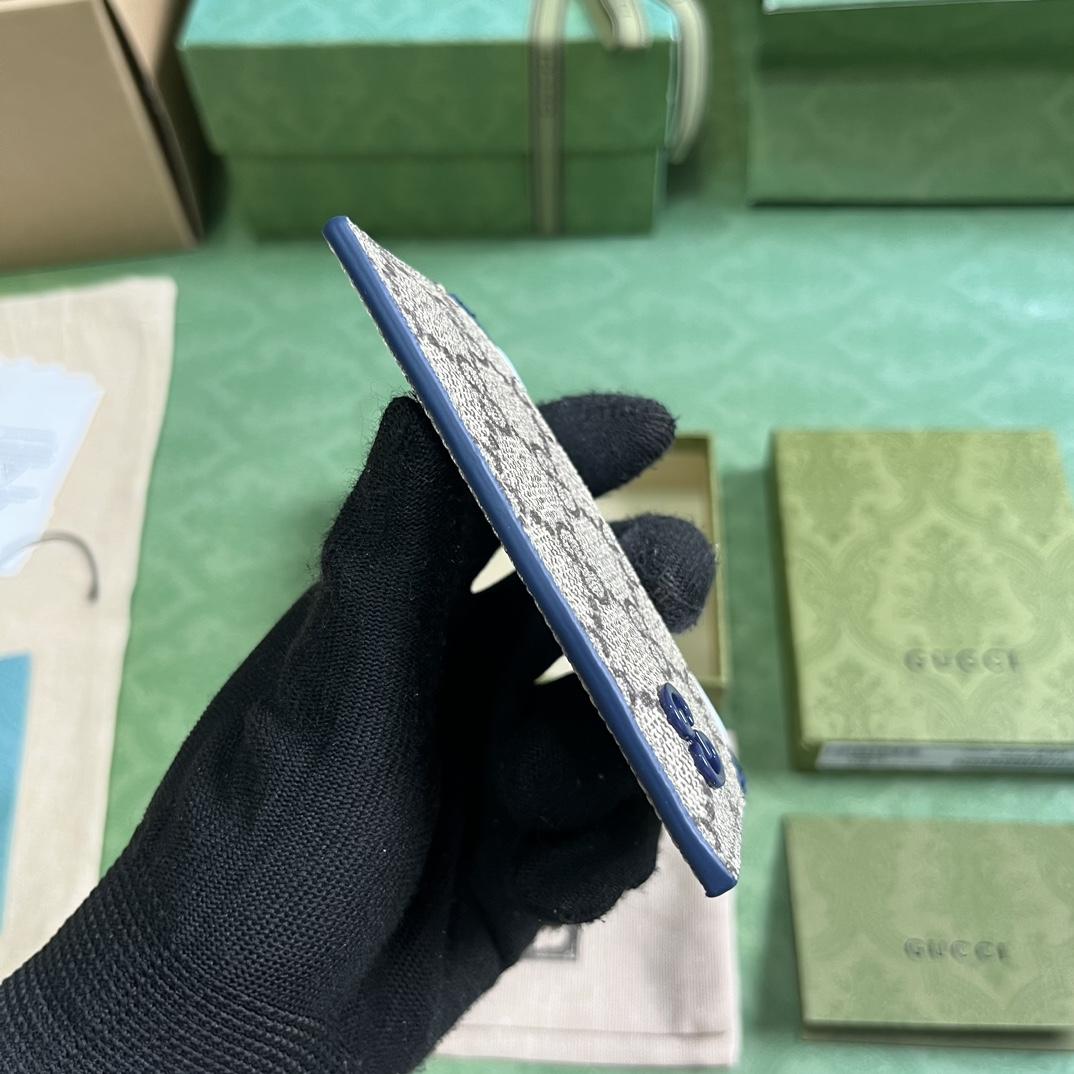 Gucci Card Case With GG Detail - 