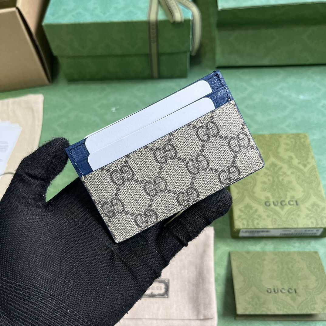 Gucci Card Case With GG Detail - 