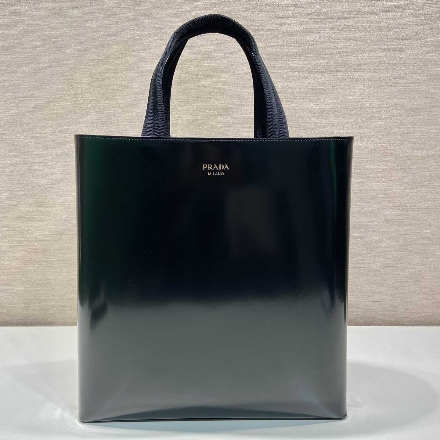 Prada Brushed Leather Tote With Water Bottle - DesignerGu