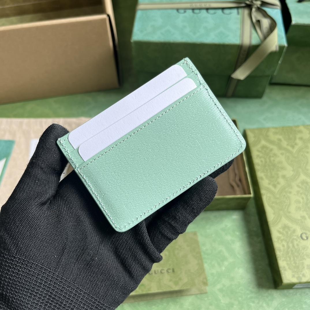 Gucci Card Case With Gucci Script - 