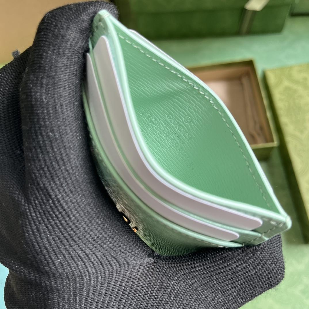 Gucci Card Case With Gucci Script - 