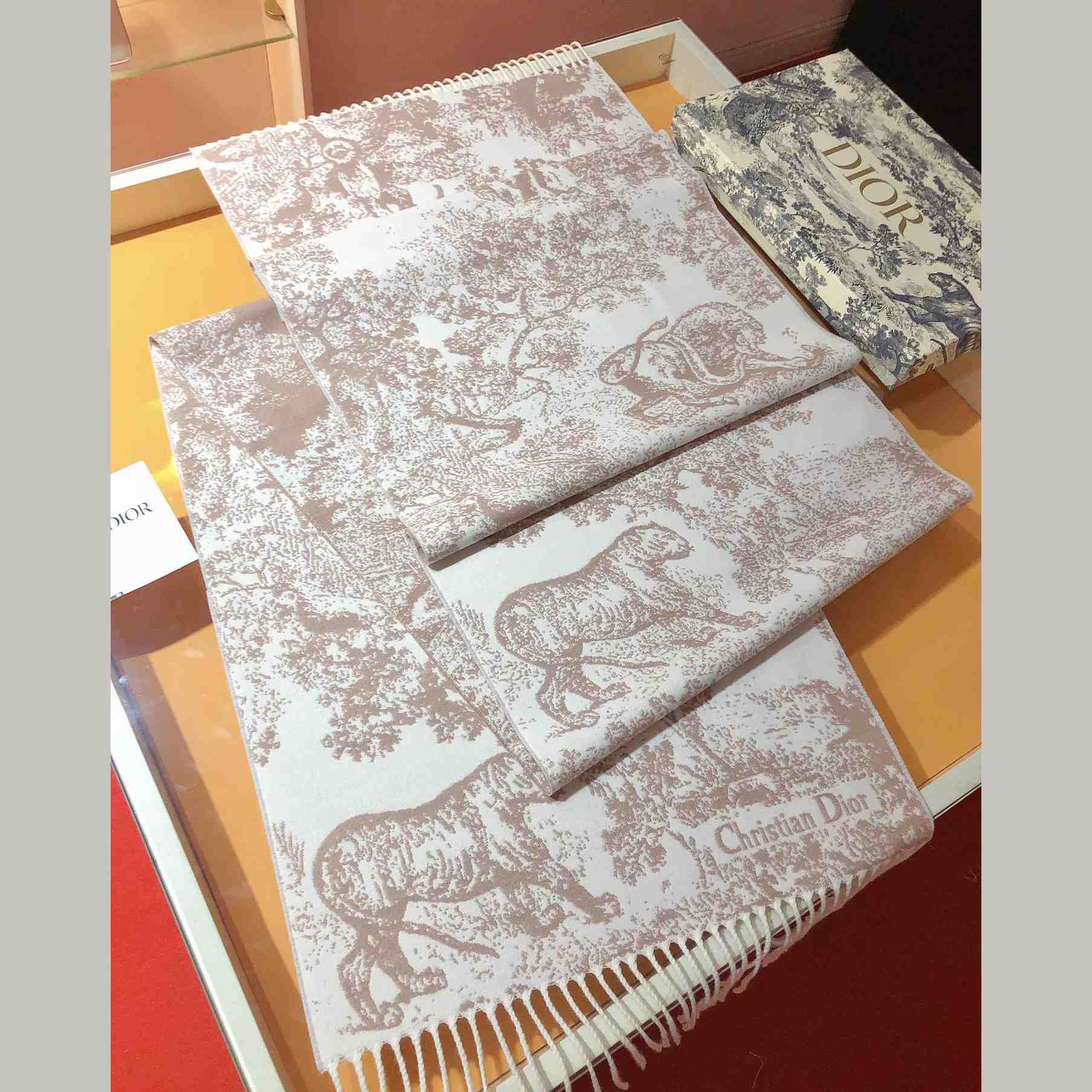Dior Toile De Jouy Sauvage Scarf  - DesignerGu