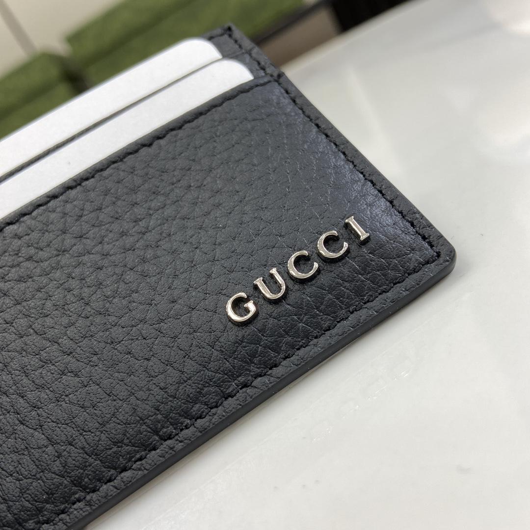 Gucci Card Case With Gucci Logo - DesignerGu