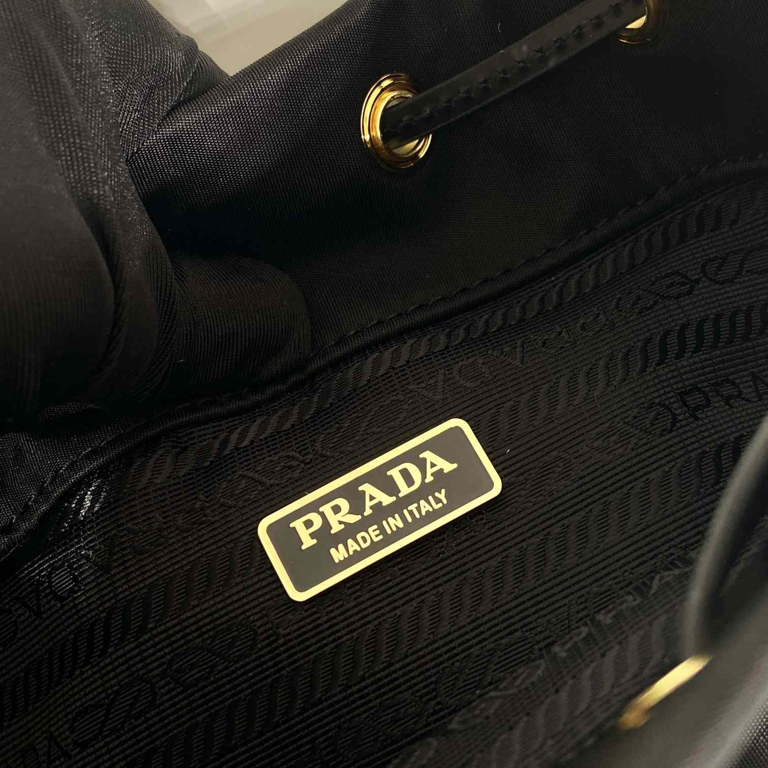 Prada Duet Re-Nylon And Brushed Bucket Bag - 