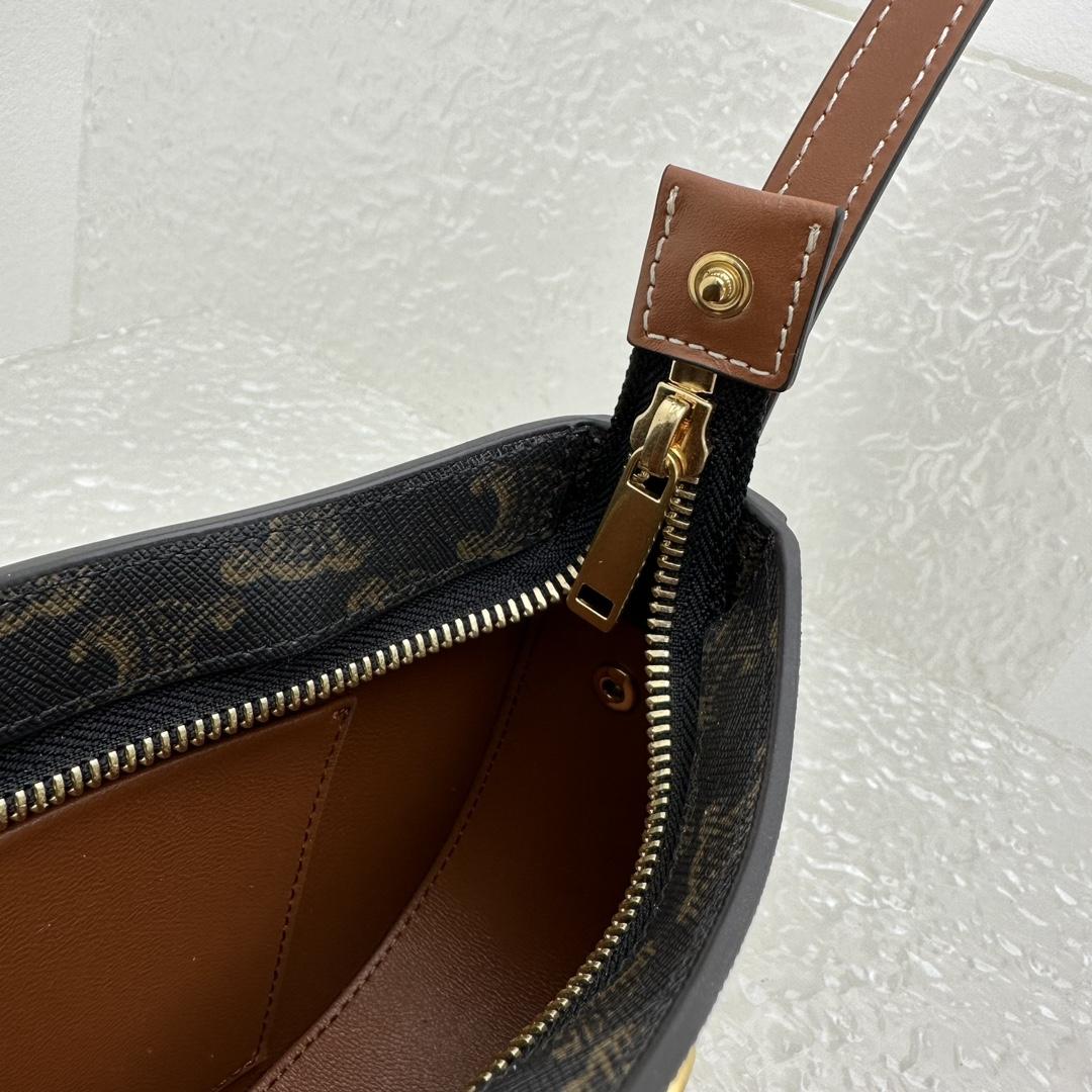 Celine Medium Tilly Bag In Shiny Calfskin - 