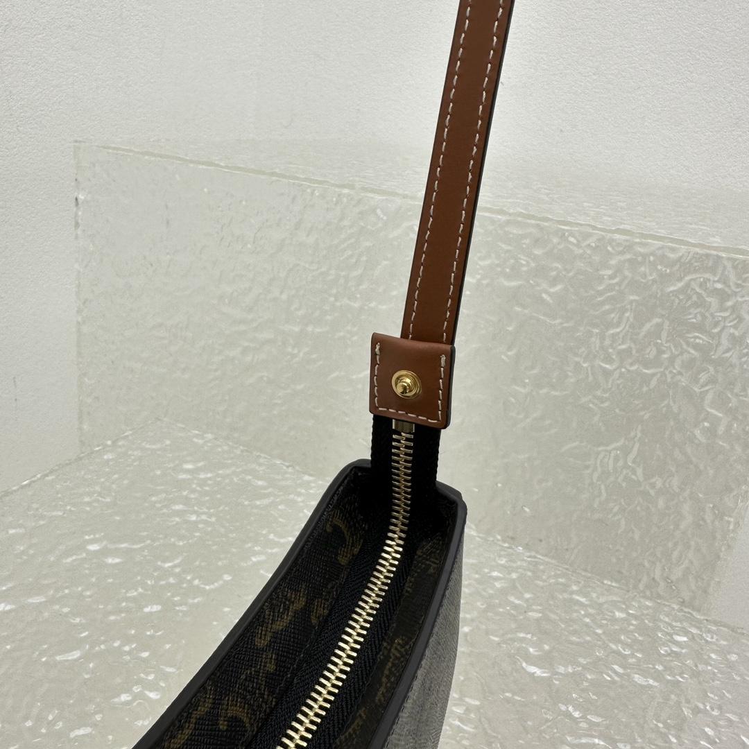 Celine Medium Tilly Bag In Shiny Calfskin - 