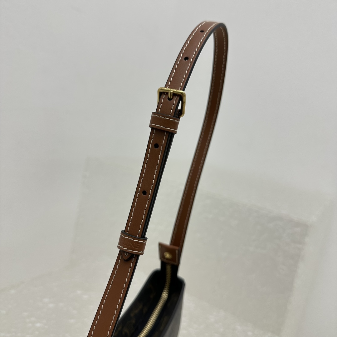 Celine Medium Tilly Bag In Shiny Calfskin - 