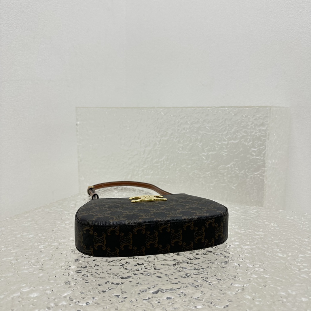 Celine Medium Tilly Bag In Shiny Calfskin - 