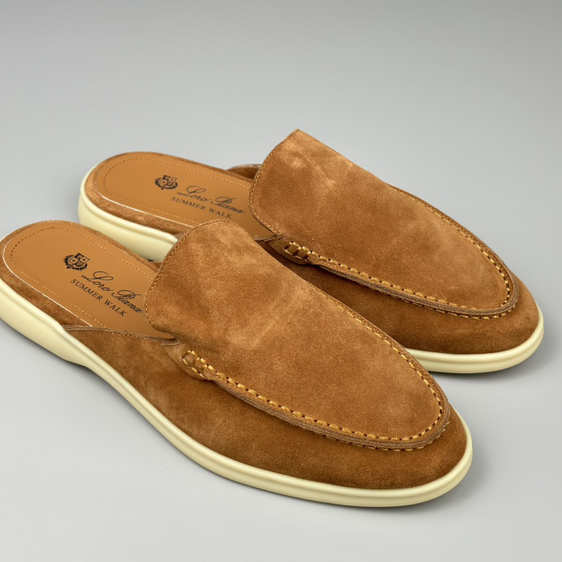 Loro Piana Babouche Walk Loafers - DesignerGu