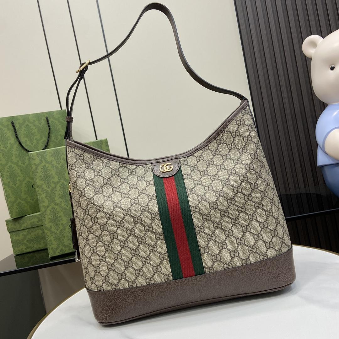 Gucci Ophidia GG Medium Shoulder Bag - DesignerGu