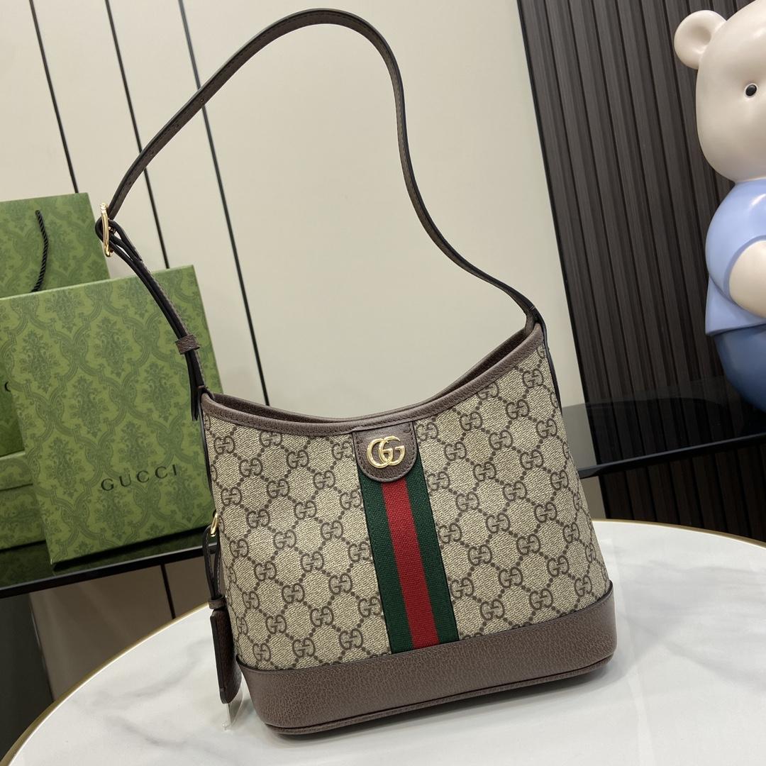 Gucci Ophidia GG Small Shoulder Bag - DesignerGu