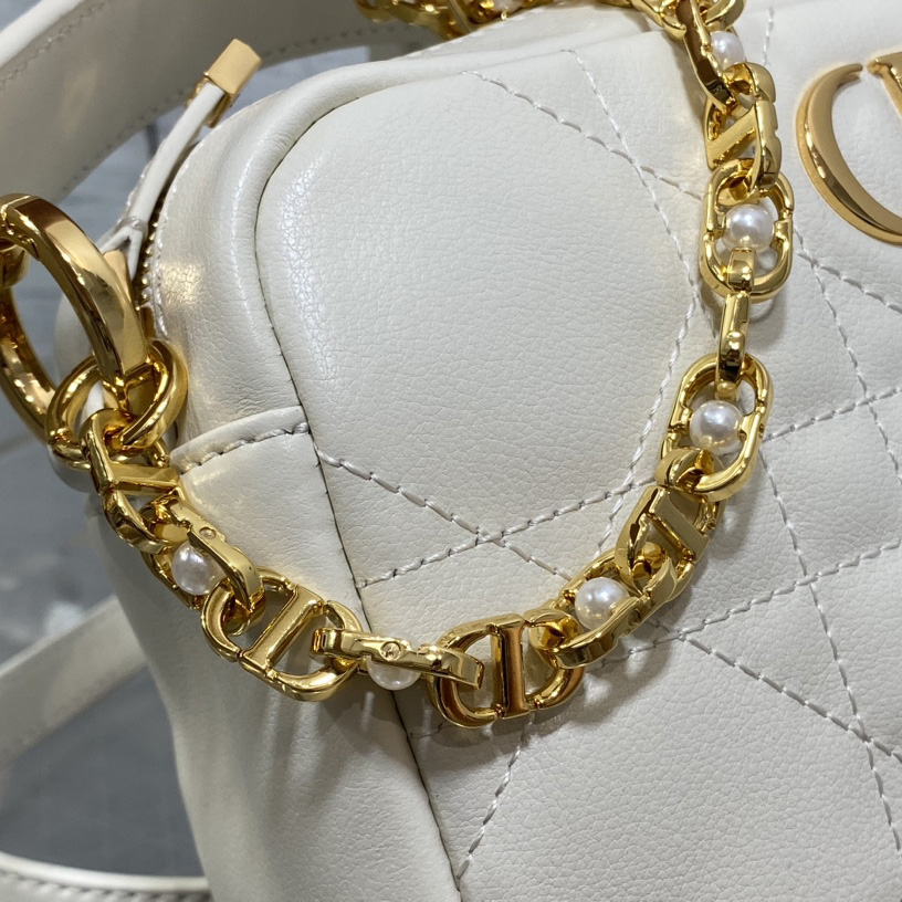 Dior Small Dior Caro Top Handle Camera Bag - 