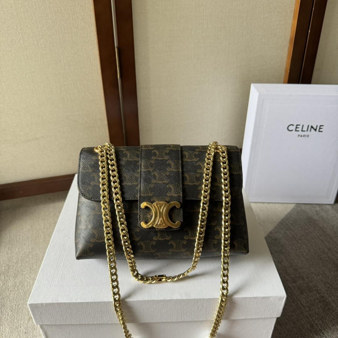 Celine Medium Celine Victoire Bag In Triomphe Canvas - DesignerGu