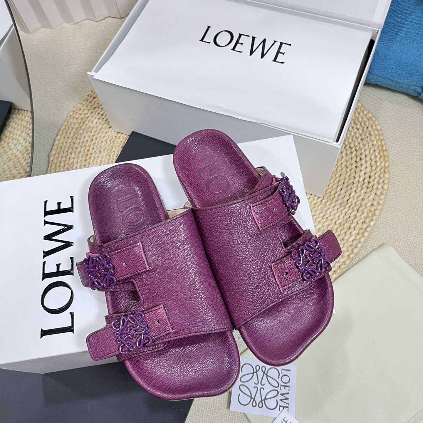 Loewe Ease slide In Goatskin - 
