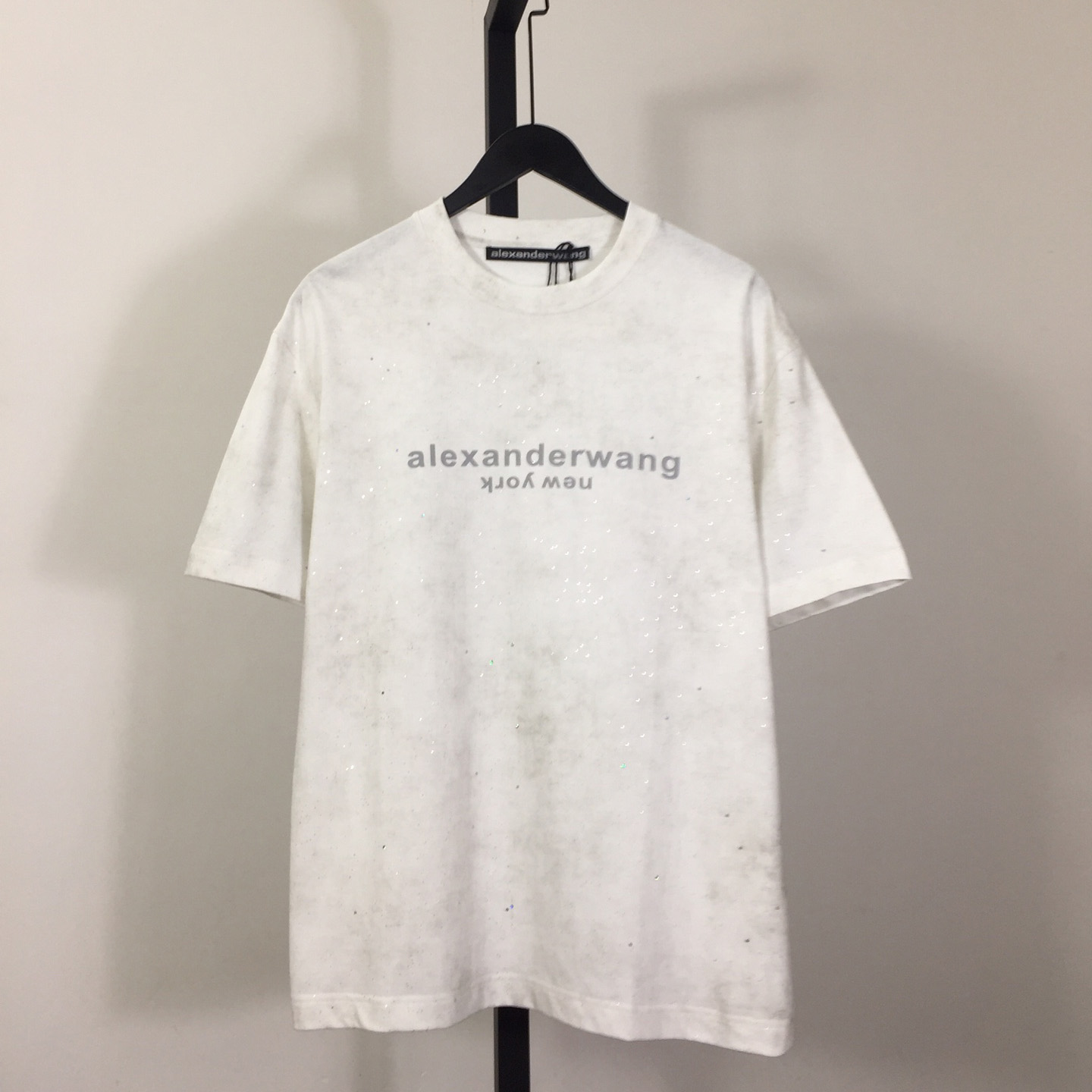 Alexander Wang Cotton T-shirt In White - DesignerGu