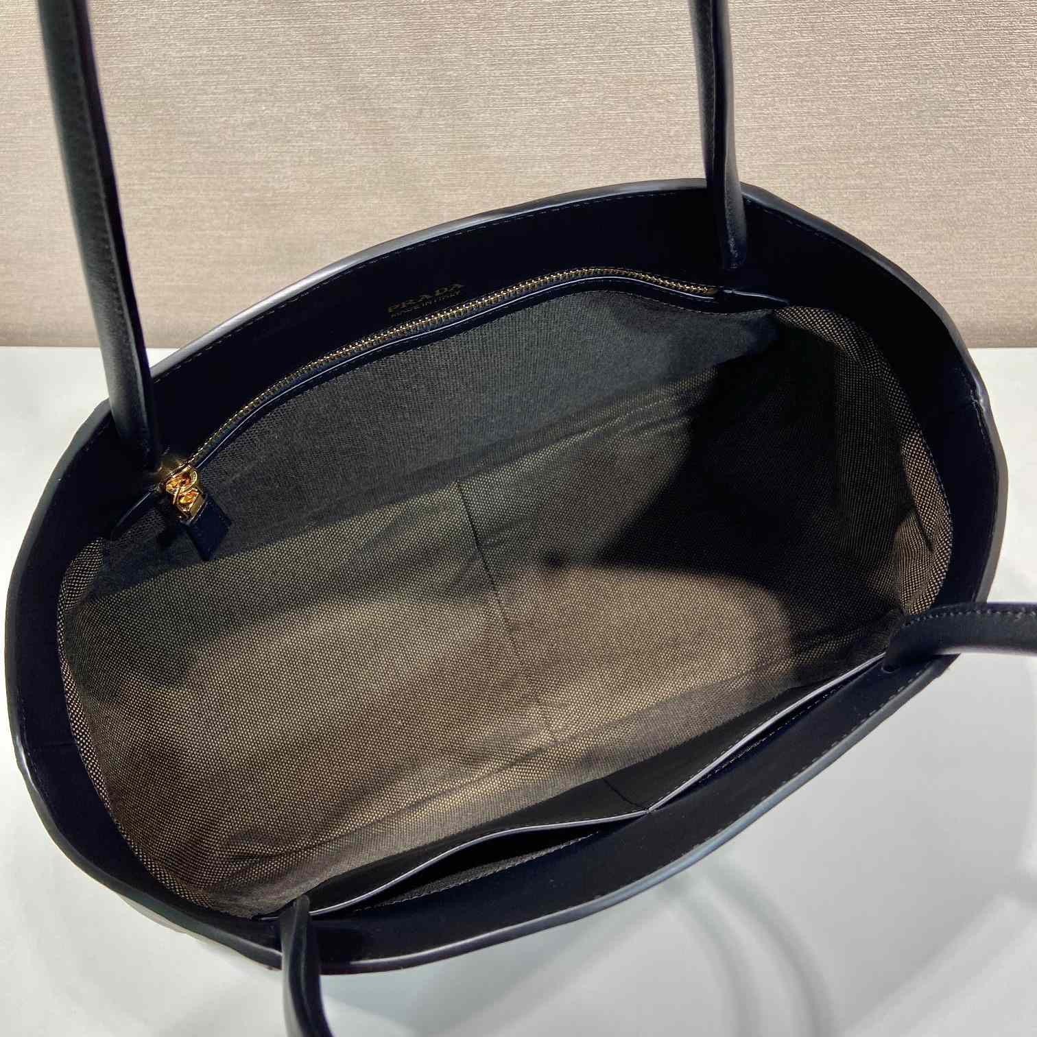 Prada Large Leather Tote Bag - 