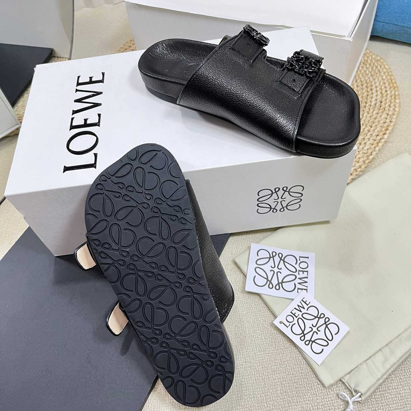Loewe Ease slide In Goatskin - 