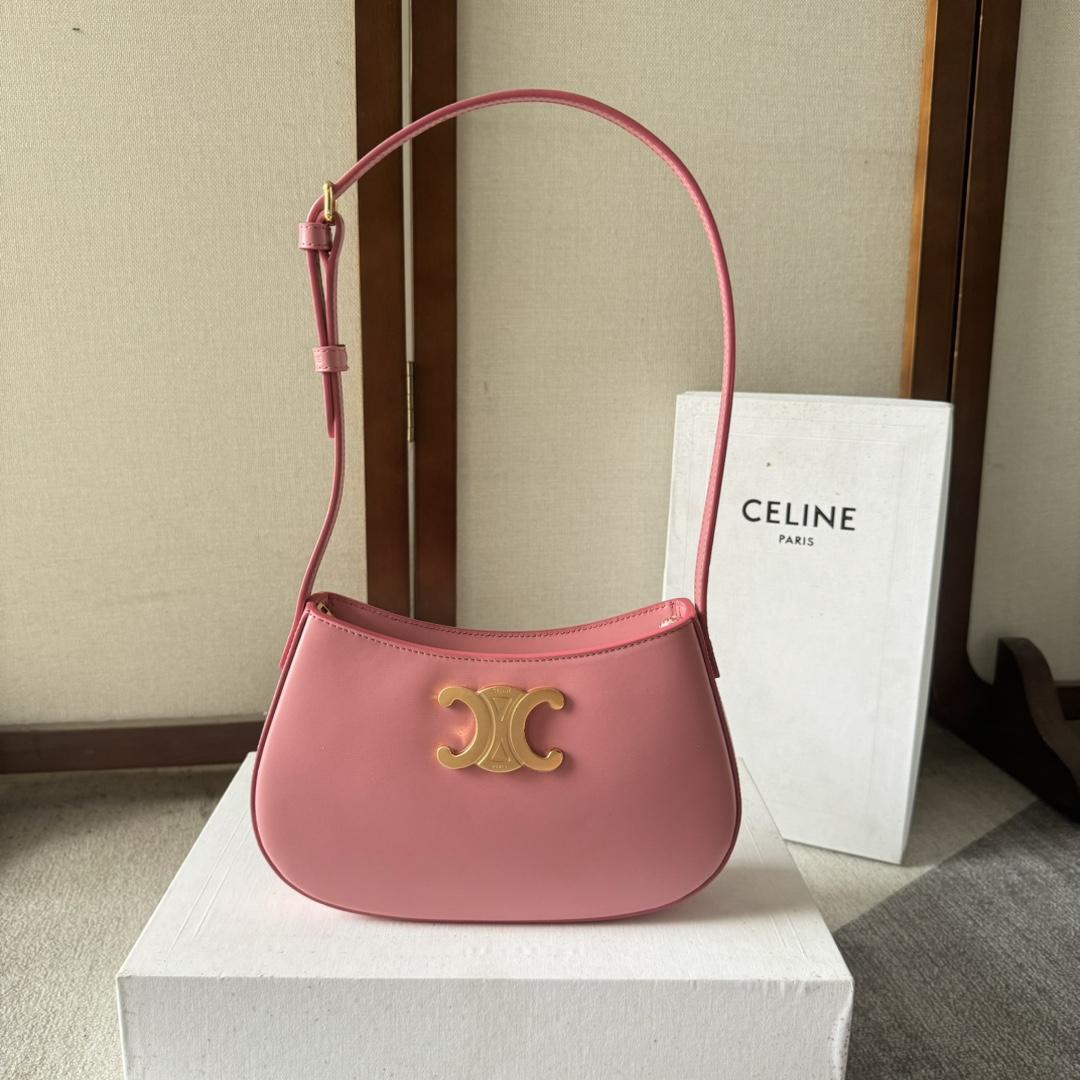 Celine Medium Tilly Bag In Shiny Calfskin  - DesignerGu