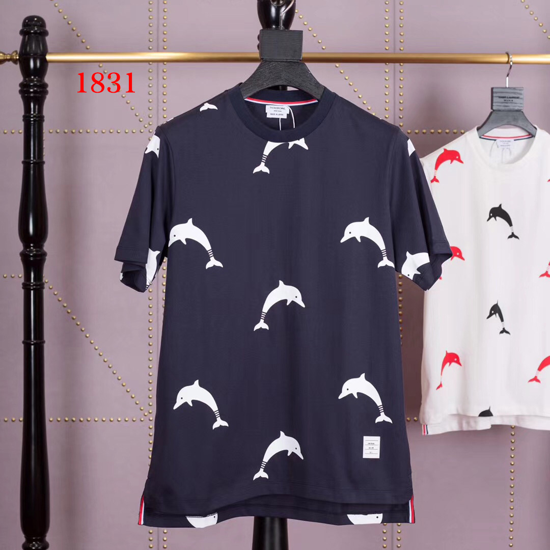 Thom Browne Dolphin Print T-shirt     1831 - DesignerGu
