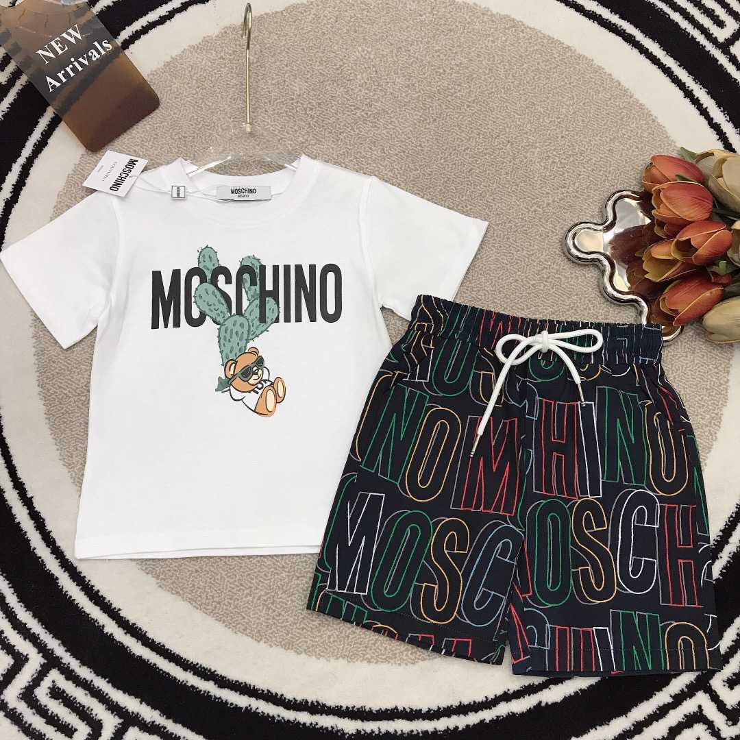 Moschino Kid's T-shirt & Shorts - DesignerGu
