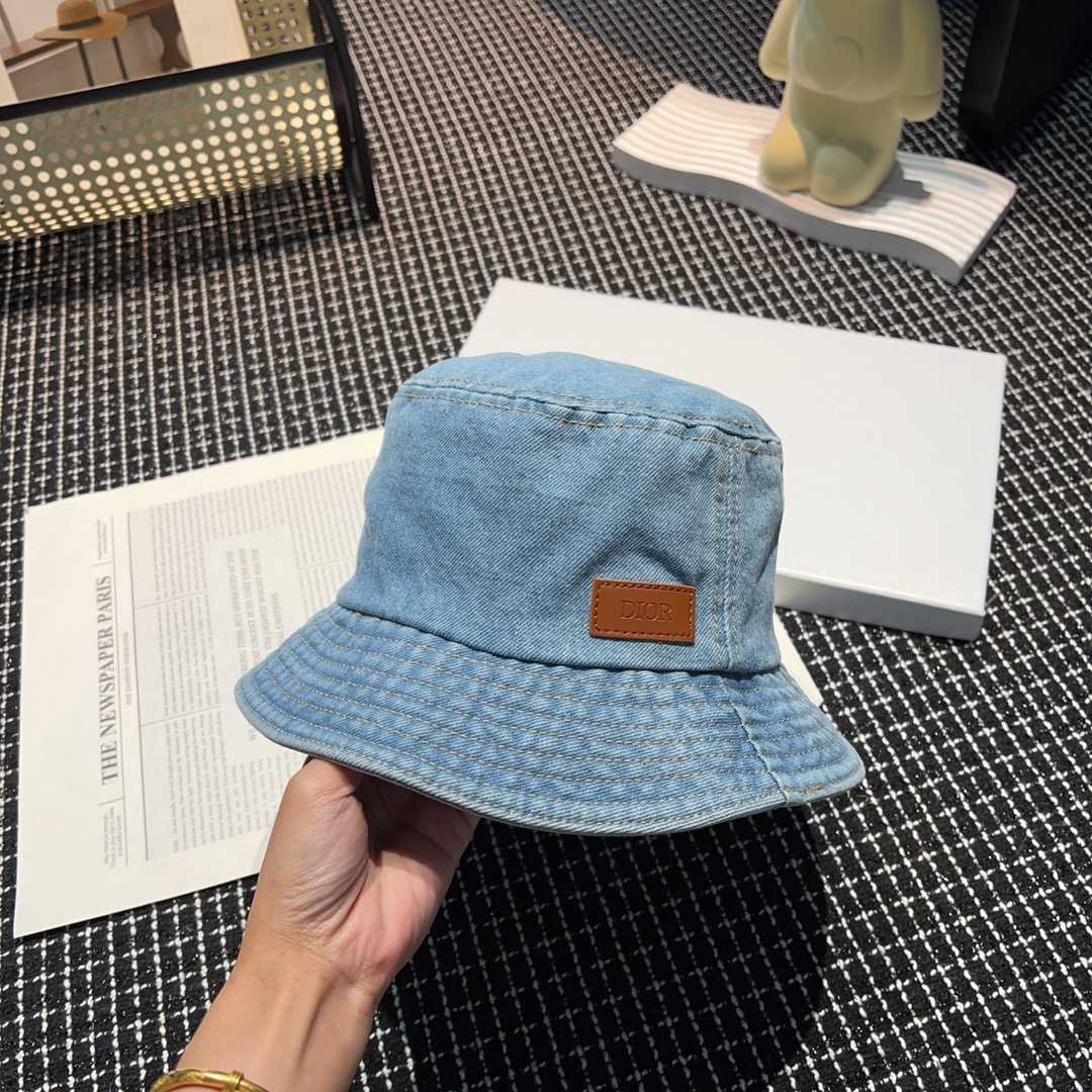 Dior Denim Bucket Hat - DesignerGu