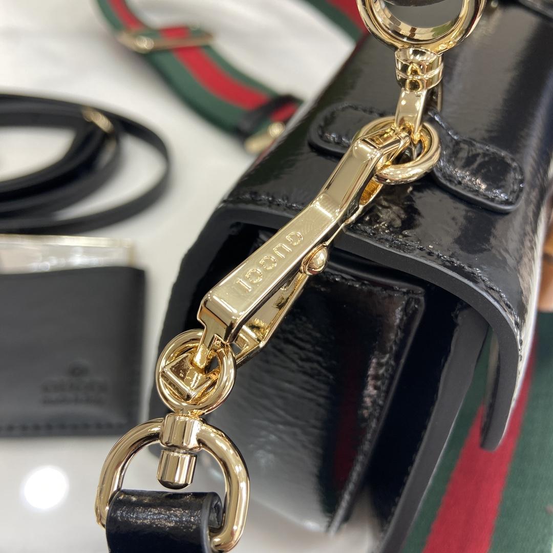 Gucci Bamboo 1947 Mini Top Handle Bag - 