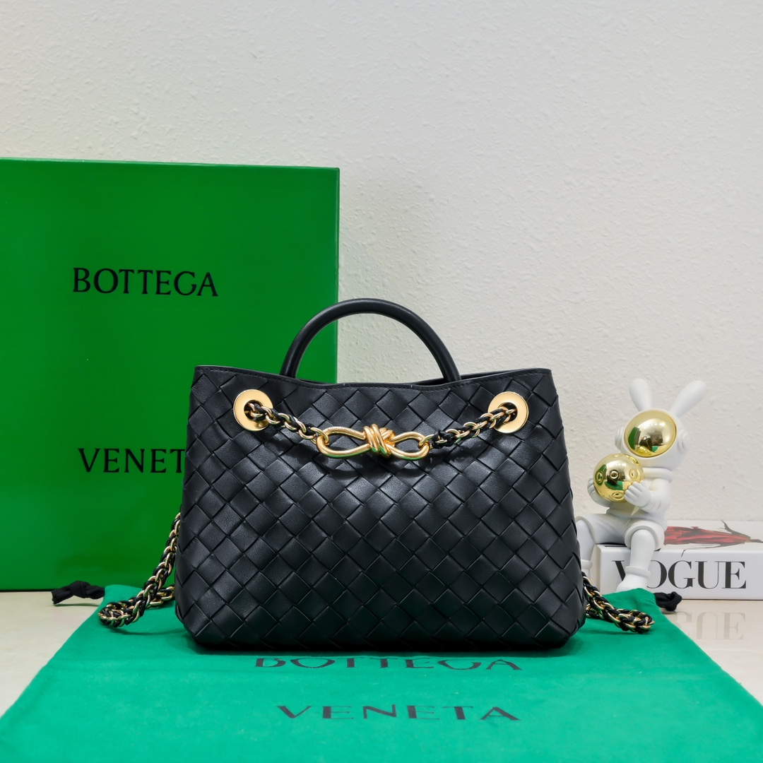 Bottega Veneta Small Andiamo With Chain - DesignerGu