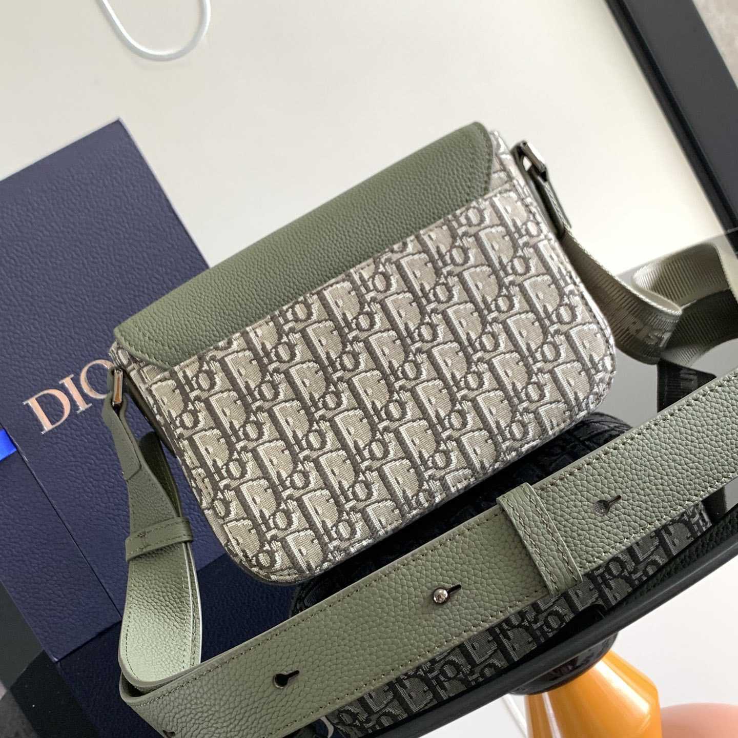 Dior Small Saddle Messenger Bag With Flap - 
