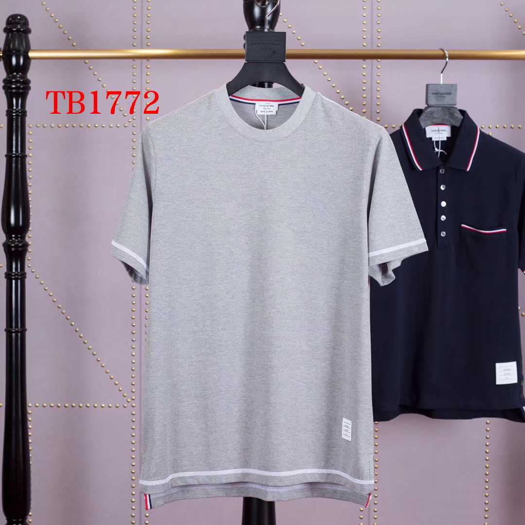 Thom Browne RWB Stripe Short Sleeve T-Shirt   TB1772 - DesignerGu