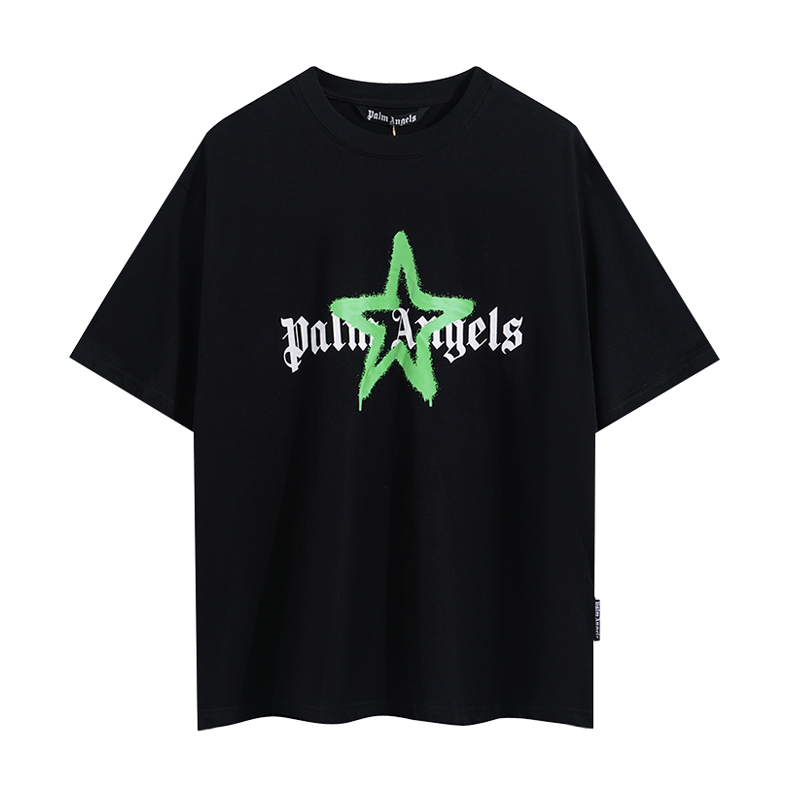 Palm Angels Star Sprayed T-Shirt - DesignerGu