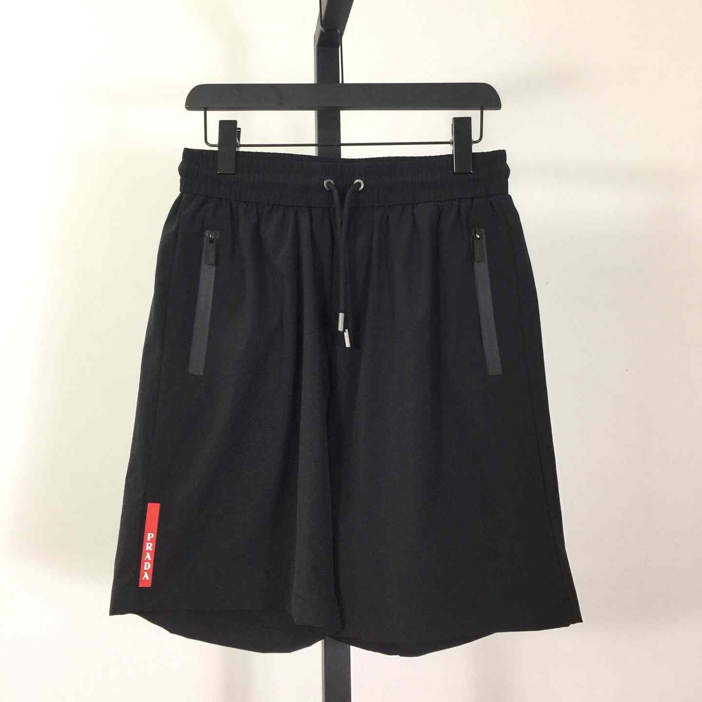 Prada Black Re-nylon Shorts - DesignerGu
