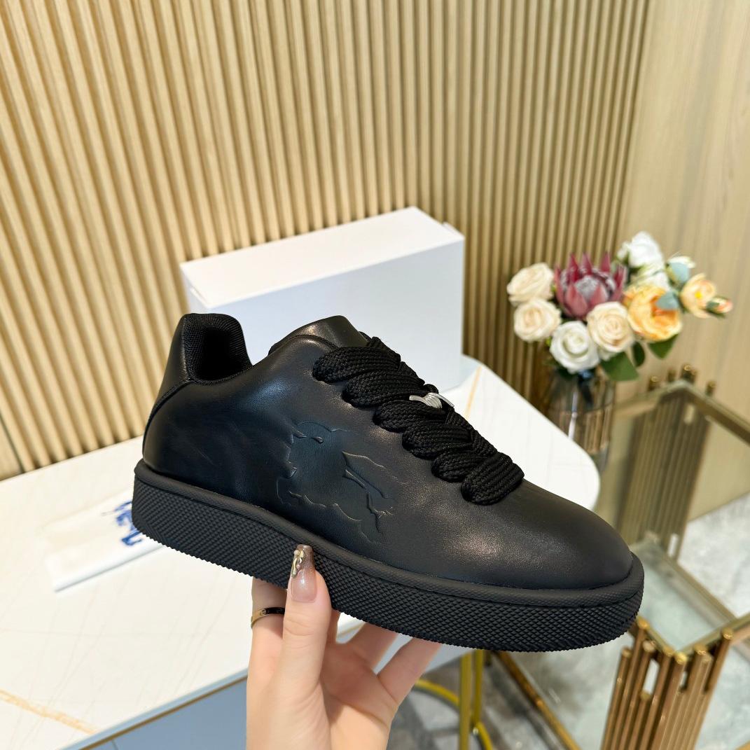 Burberry Leather Box Sneakers - DesignerGu