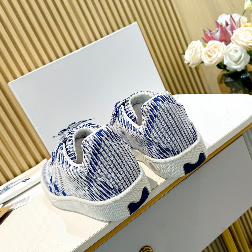 Burberry Check Knit Box Sneakers - 