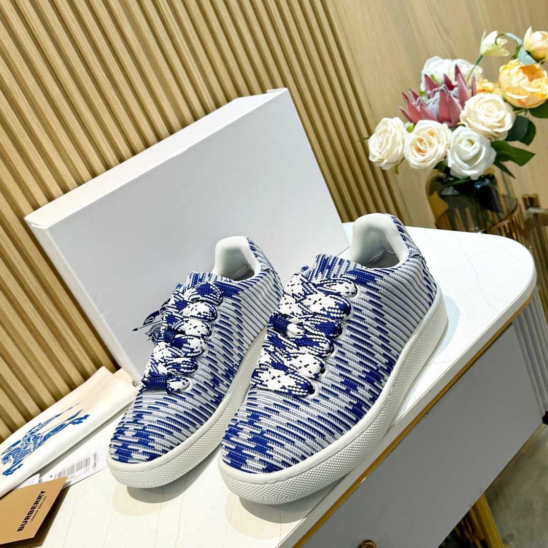 Burberry Check Knit Box Sneakers - 