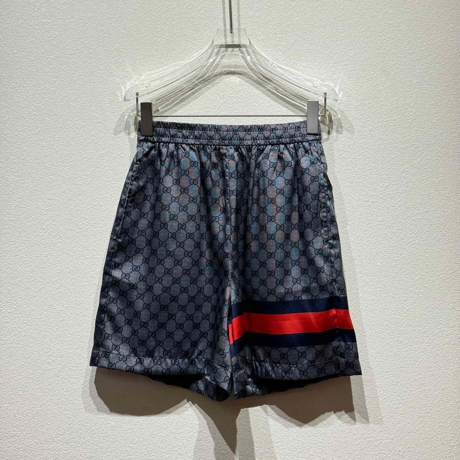 Gucci GG Nylon Jacquard Shorts - DesignerGu