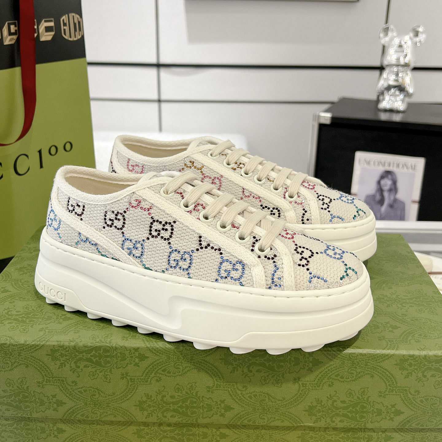 Gucci Women's GG Trainer  - DesignerGu