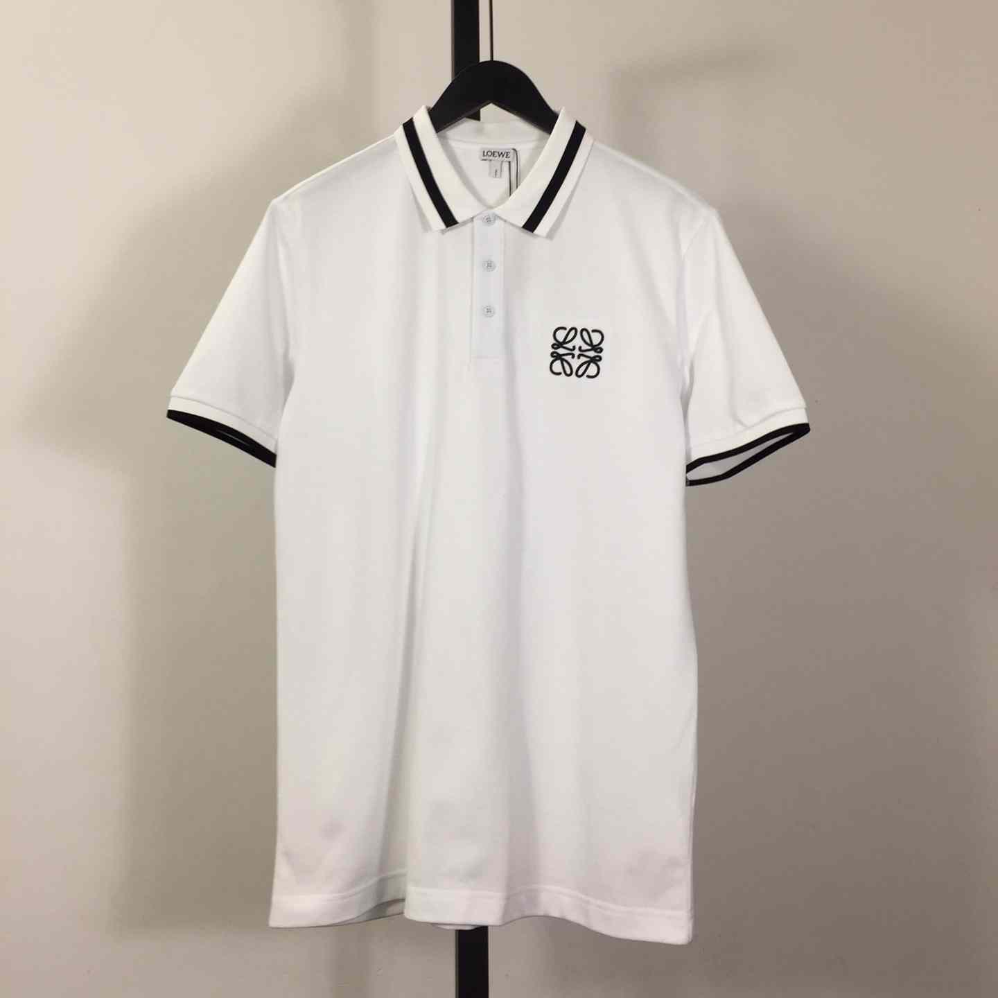 Loewe Anagram Polo Shirt In Cotton - DesignerGu
