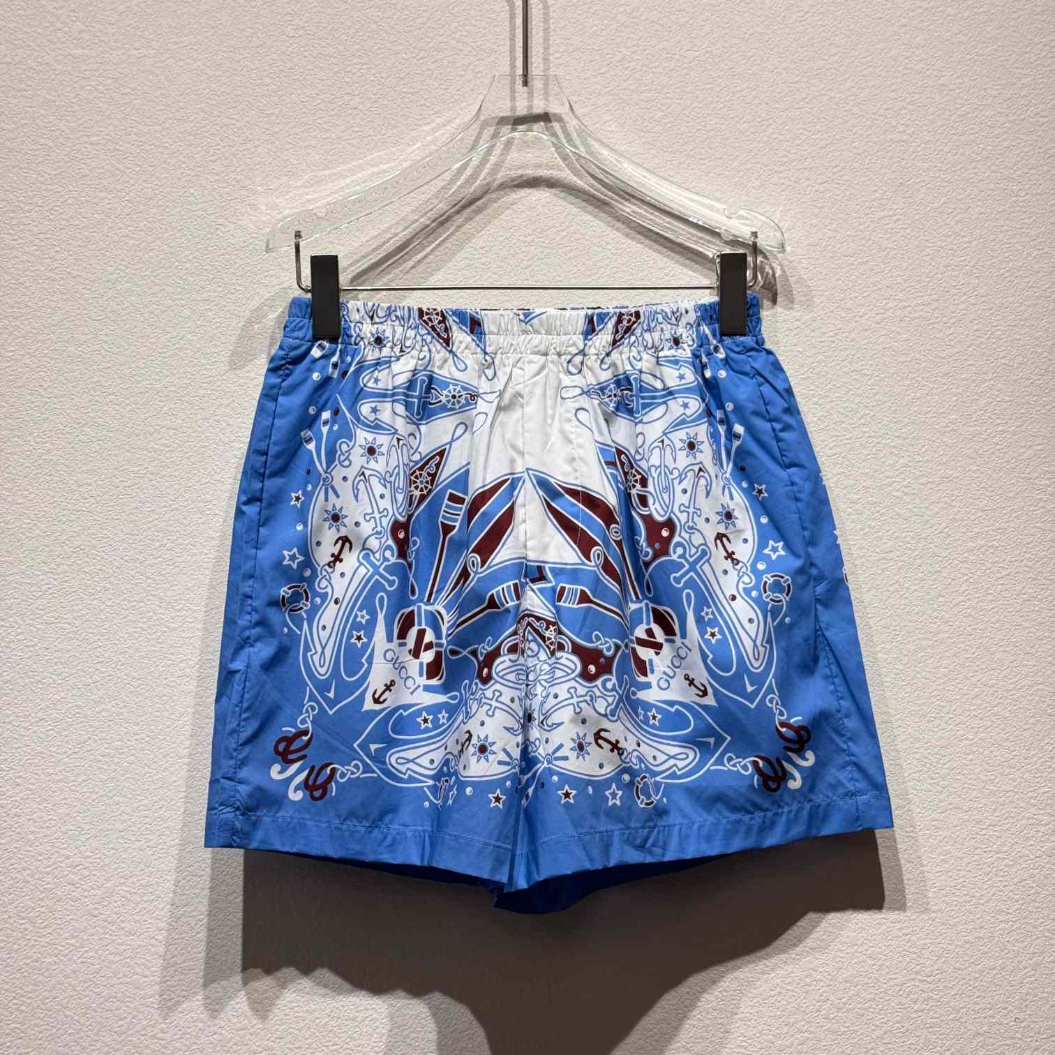 Gucci Bandana Print Cotton Short - DesignerGu