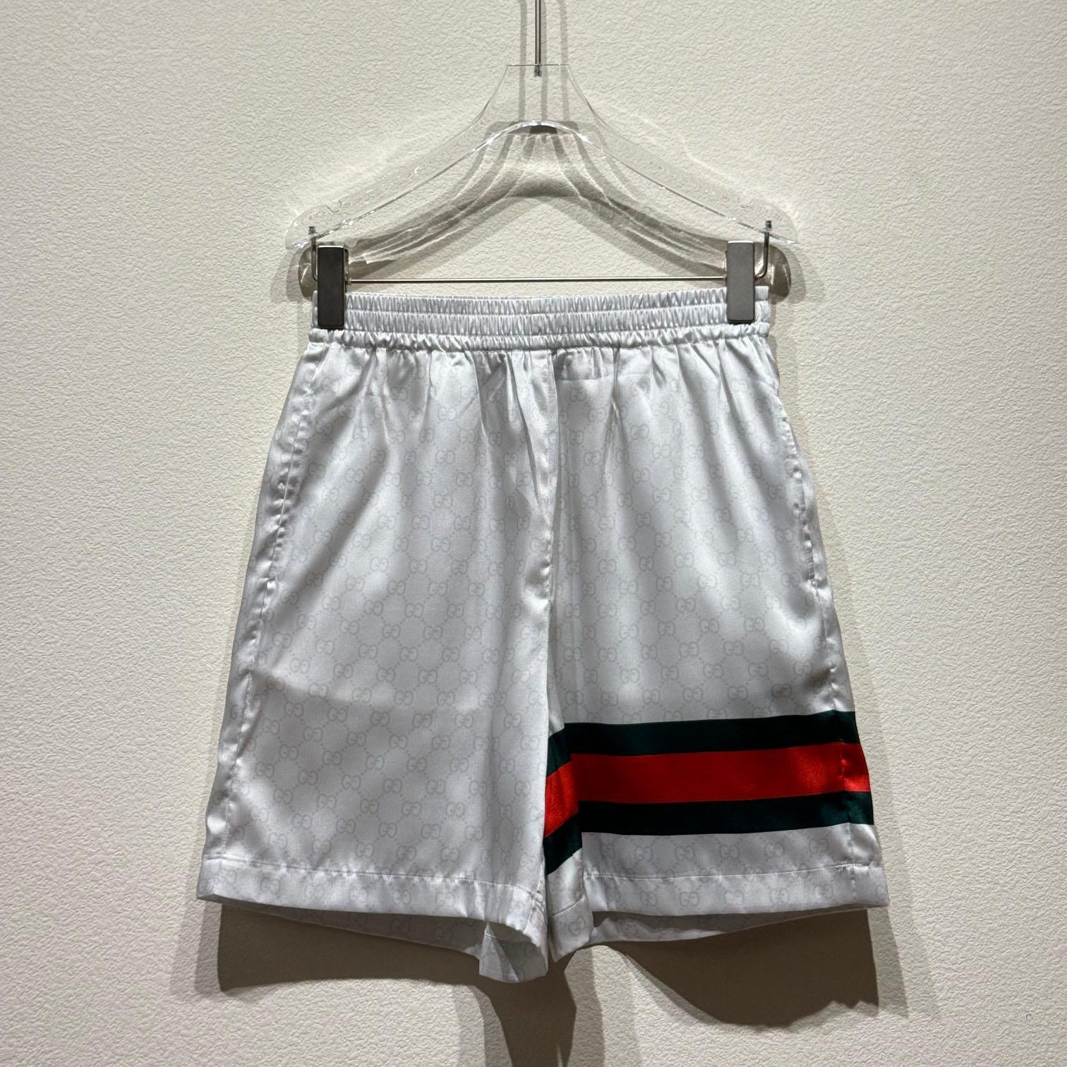 Gucci GG Nylon Jacquard Shorts - DesignerGu